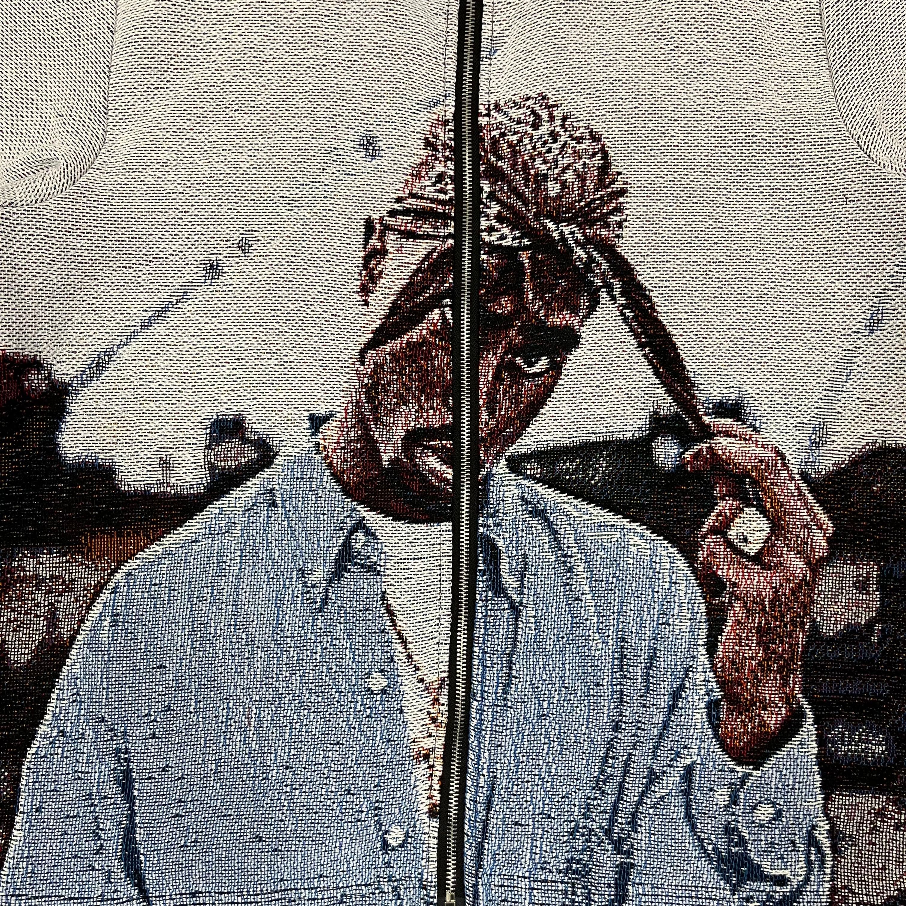 BLUE 2PAC TAPESTRY JACKET