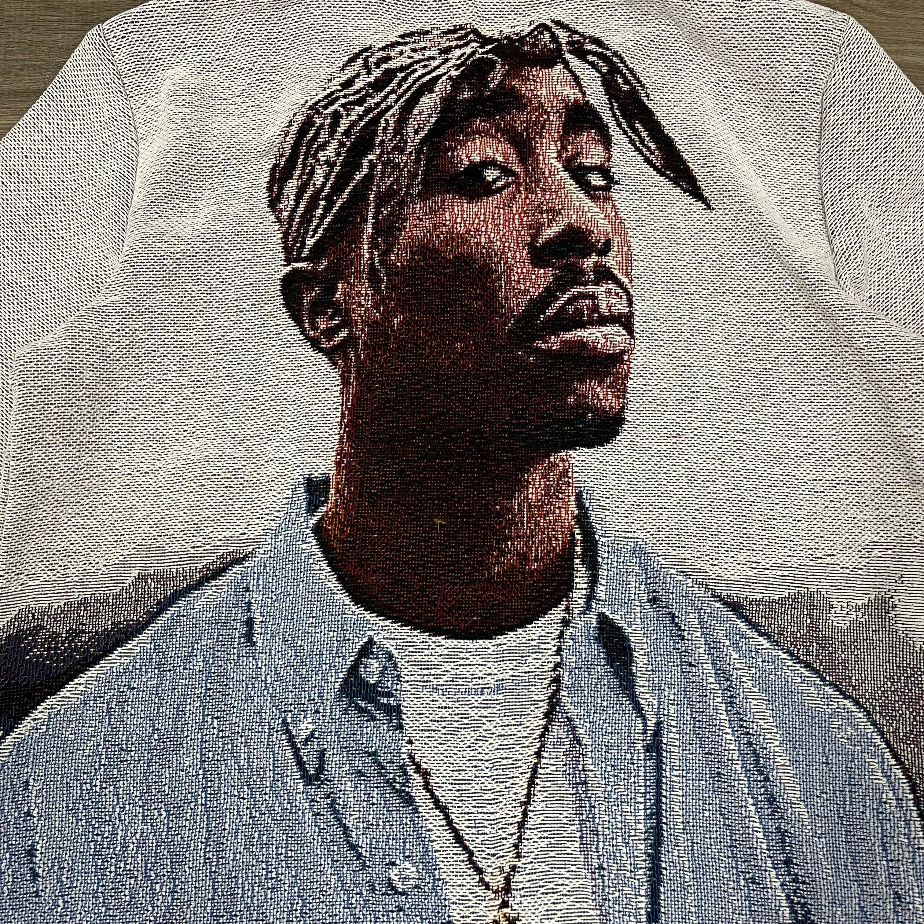 BLUE 2PAC TAPESTRY JACKET