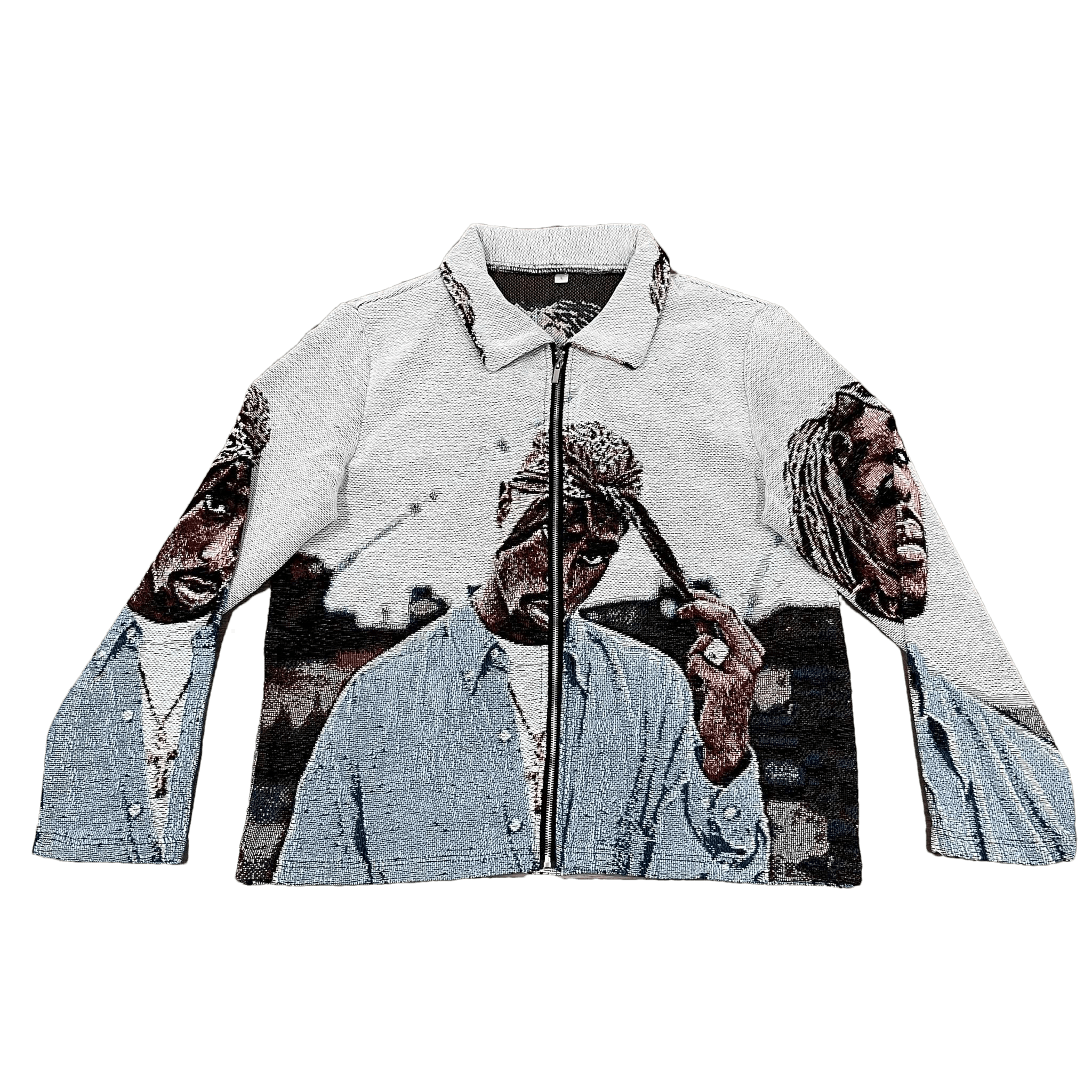 BLUE 2PAC TAPESTRY JACKET