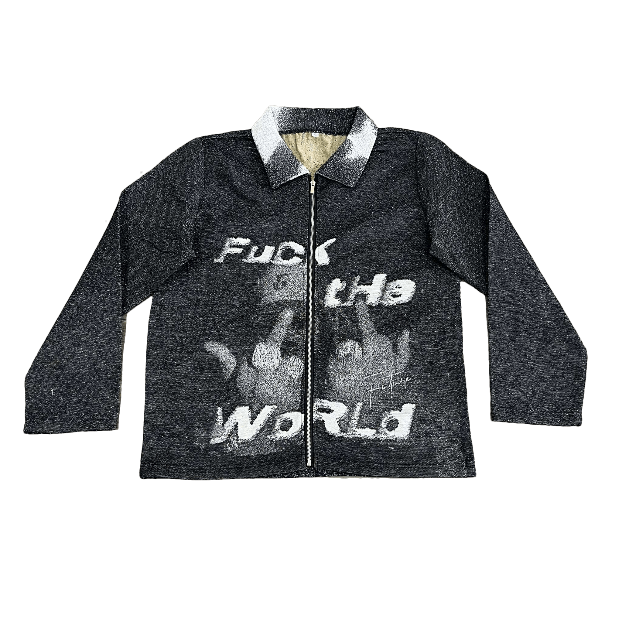 FXXK THE WORLD TAPESTRY JACKET