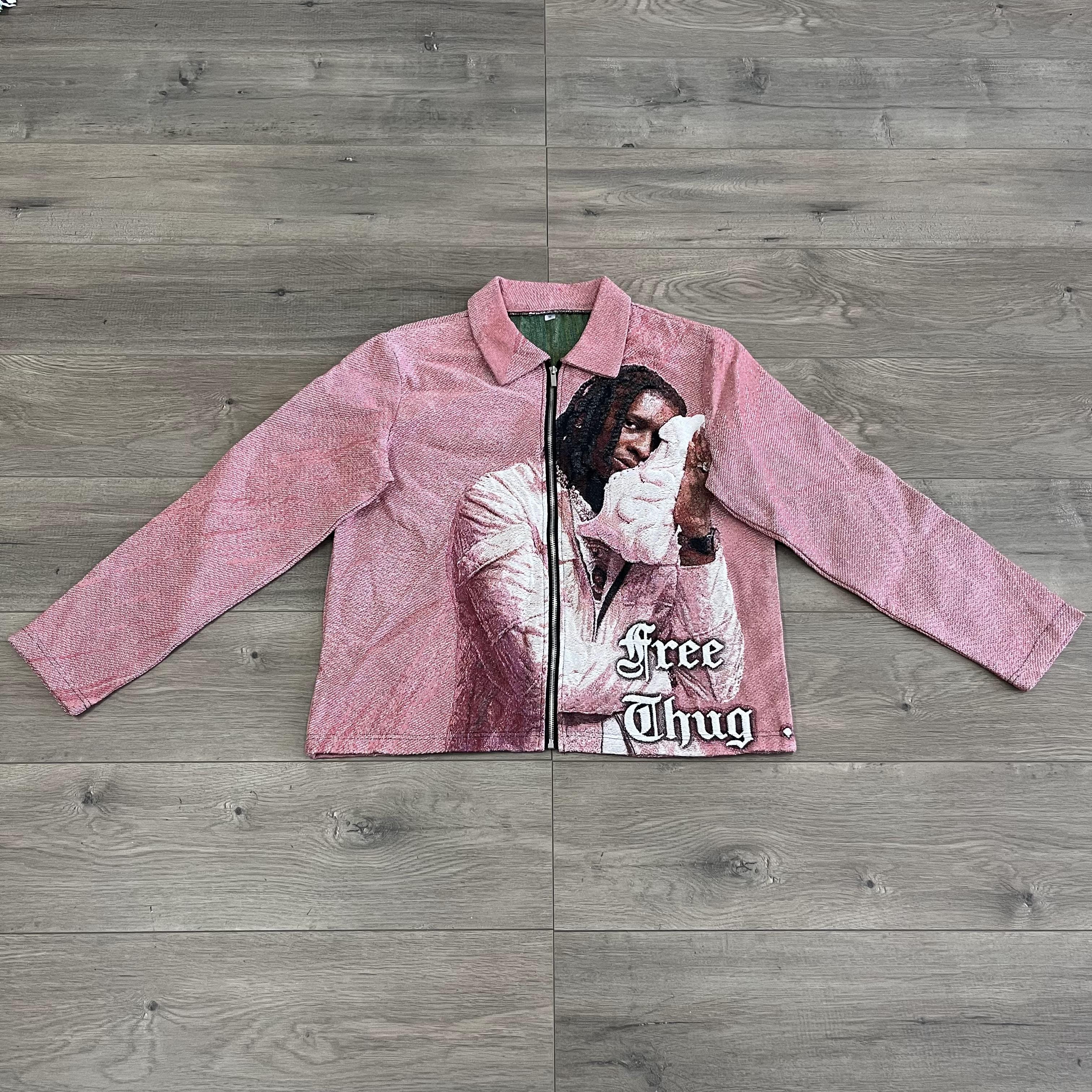 PINK YSL TAPESTRY JACKET