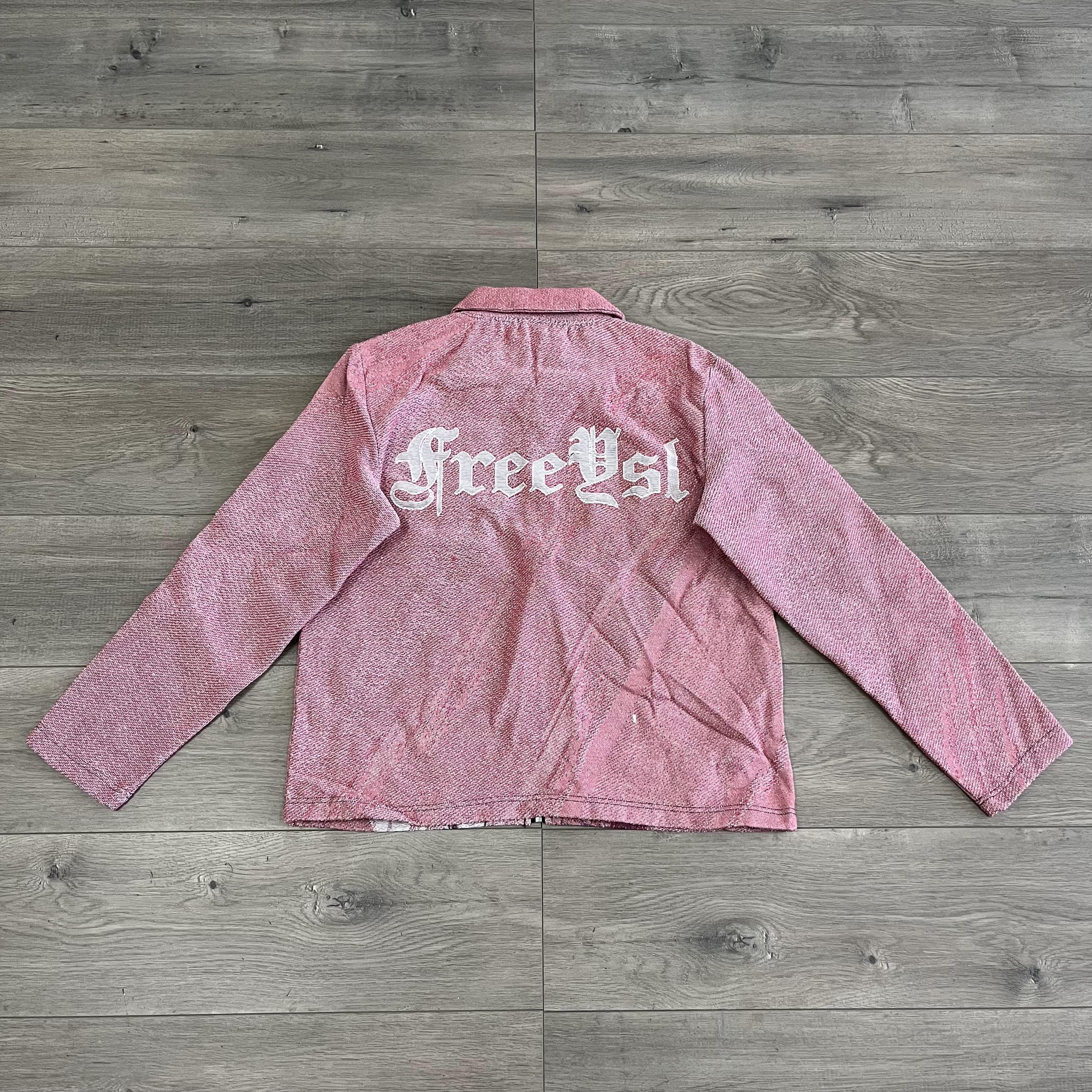 PINK YSL TAPESTRY JACKET