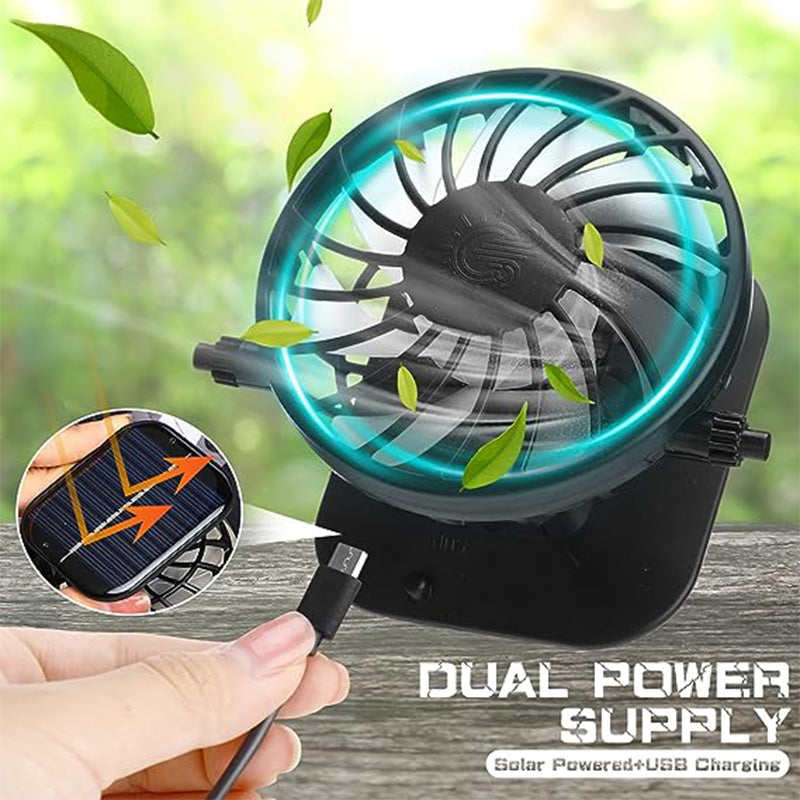 🏆 50K+ SOLD! – Almost Gone-⚡2025 New Ultralight Solar Fan Sun Hat – Lighter Than a Baseball!⚾